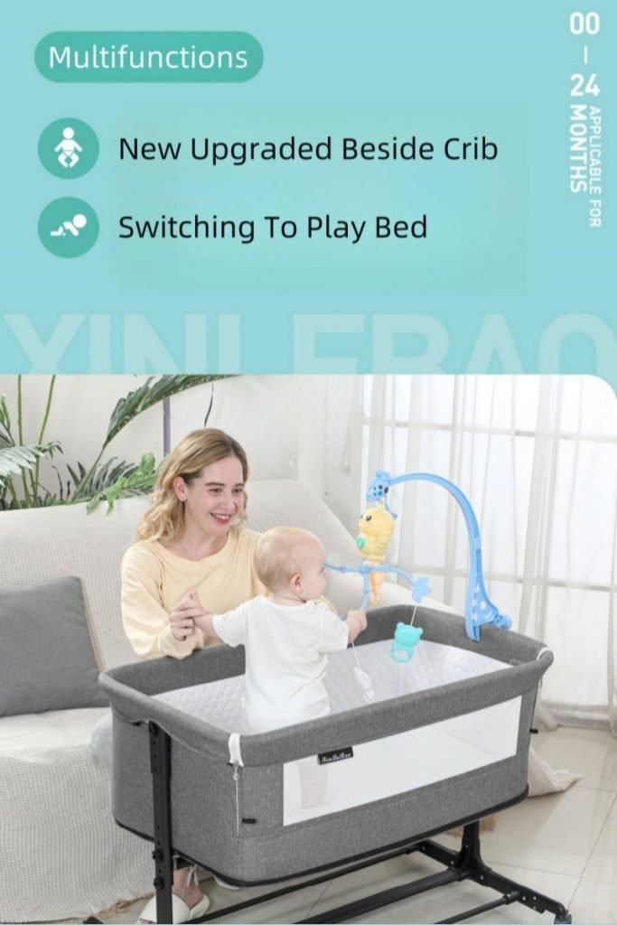 multifunctional beside crib