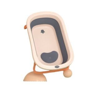 Anti-slip Bath Tub Plastic Foldable Tub With Stand