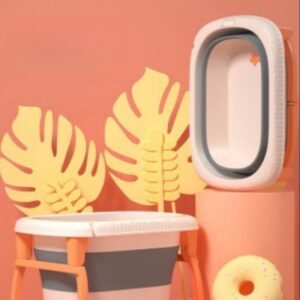 Portable Bathtub Baby Durable Plastic Freestanding Tub