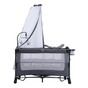 Baby Playpen Bed Modern Indoor Easy Folding Crib