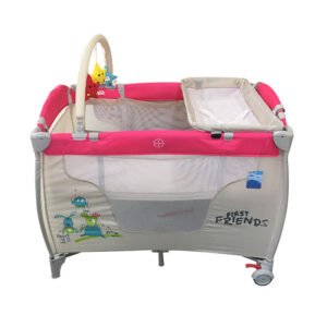 Baby Playpen Easily Folding Newborn Crib Cot Bed Playard