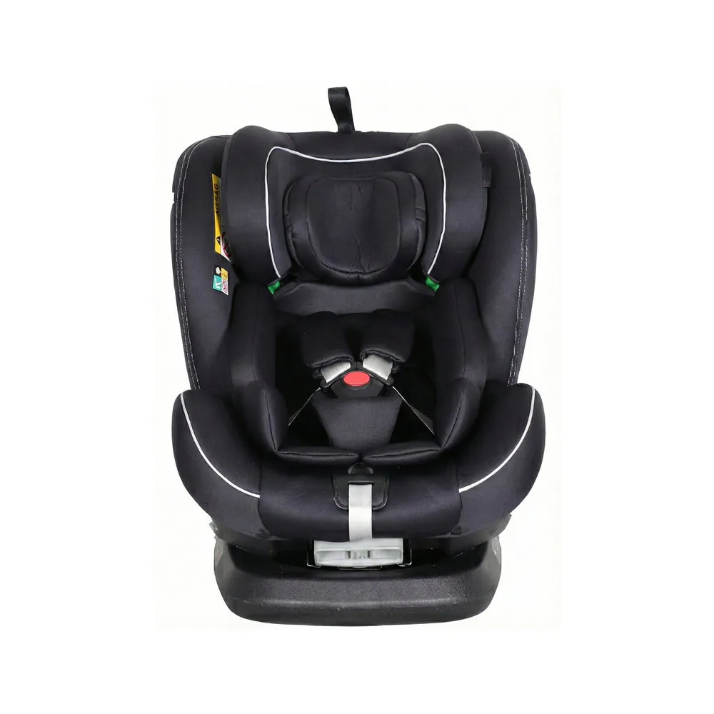 Babylovi CS307-i front view. Premium wholesale i-Size all-in-one 360 car seat (40-150cm) with ergonomic memory foam for global bulk sourcing.