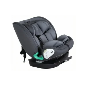Side profile of Wholesale i-Size Car Seat CS308-i with 360 swivel base and side impact protection.