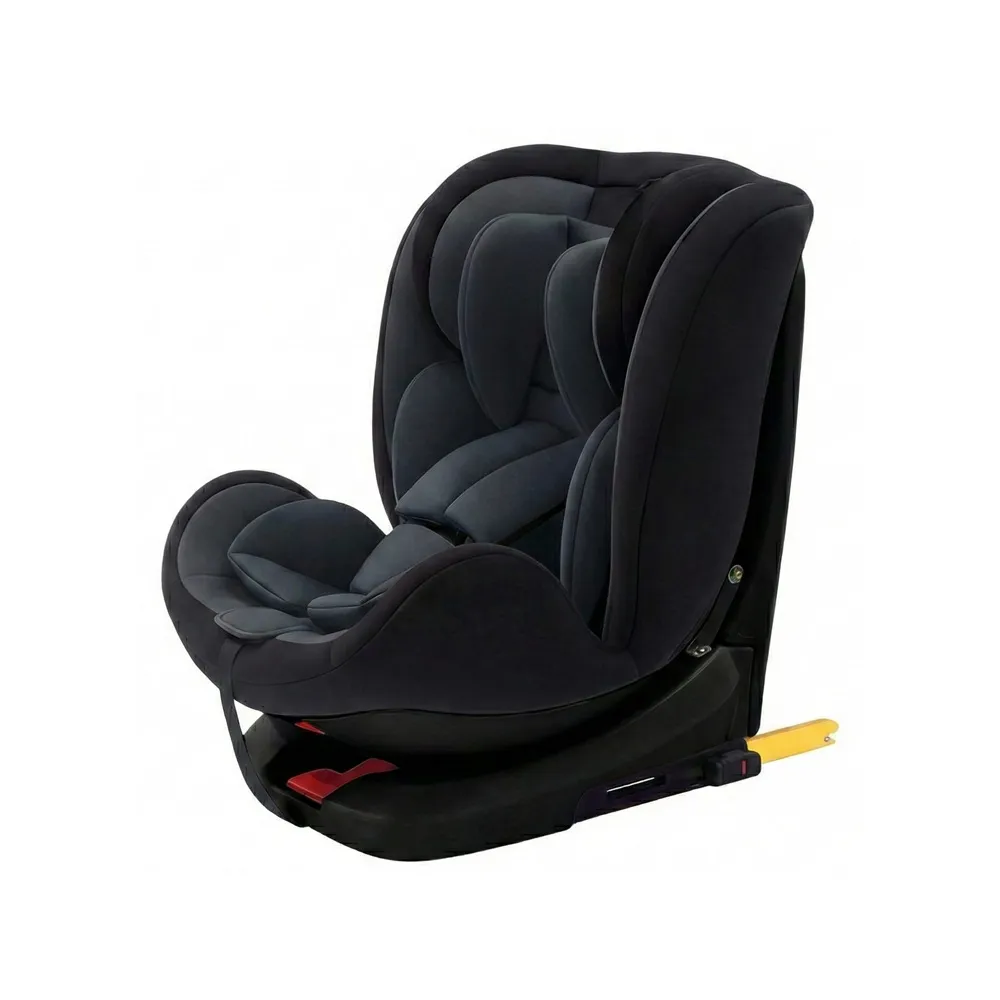 Side view of Wholesale R129 Rotating Car Seat CS207-i showing 360 swivel mechanism and deep side wings.