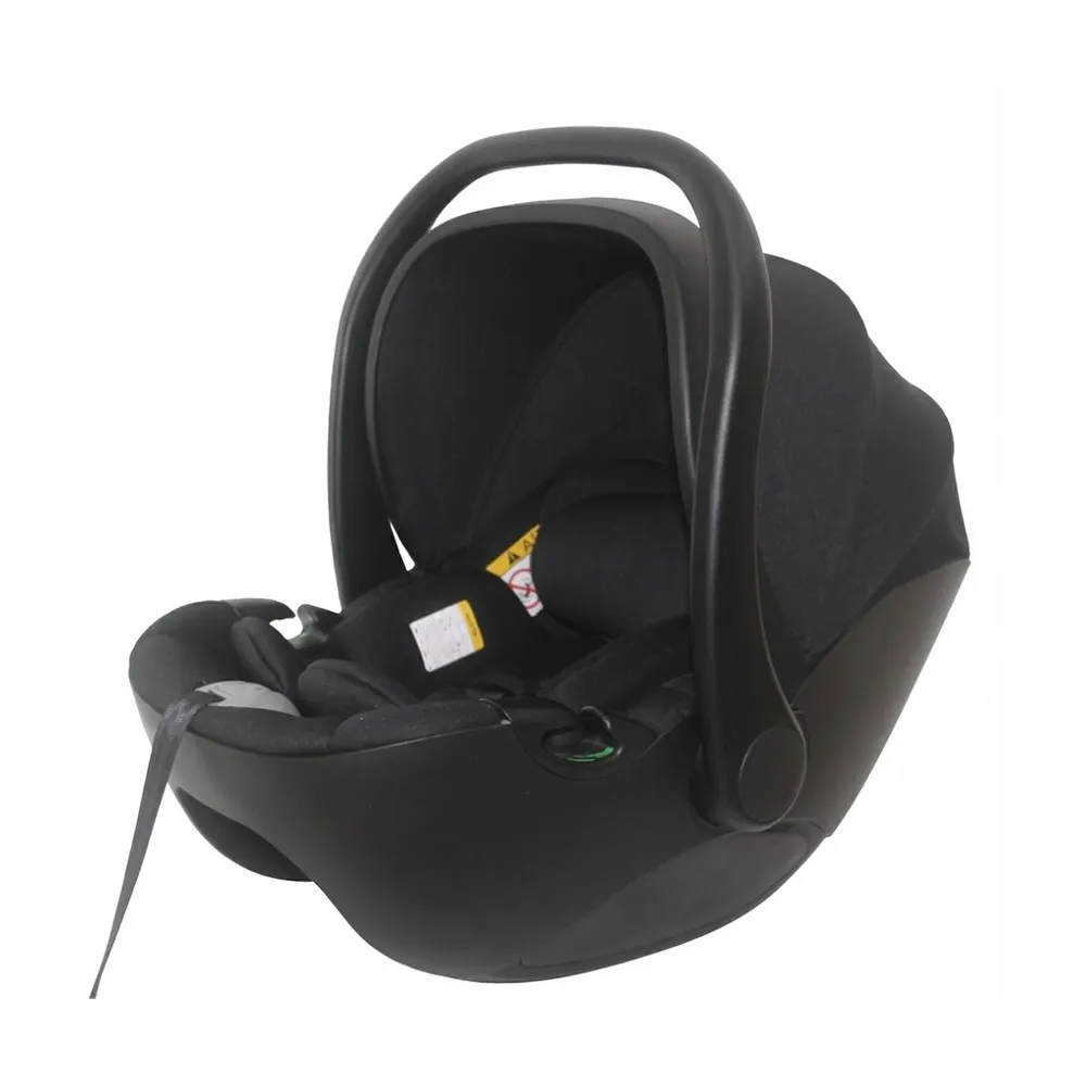 Front view of CS105-i Wholesale 40-87cm i-Size Car Seat with injection molded shell and removable canopy.
