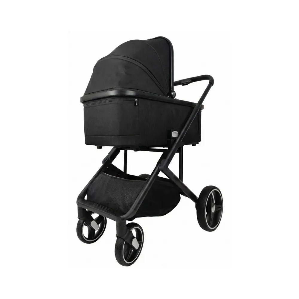 Babylovi Wholesale 3-in-1 Travel System ST306 Pro with Carrycot Black Winter Edition