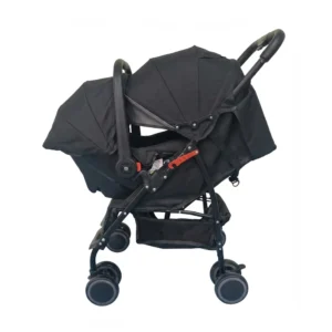 Babylovi ST502C wholesale lightweight travel system in black featuring infant car seat combo.