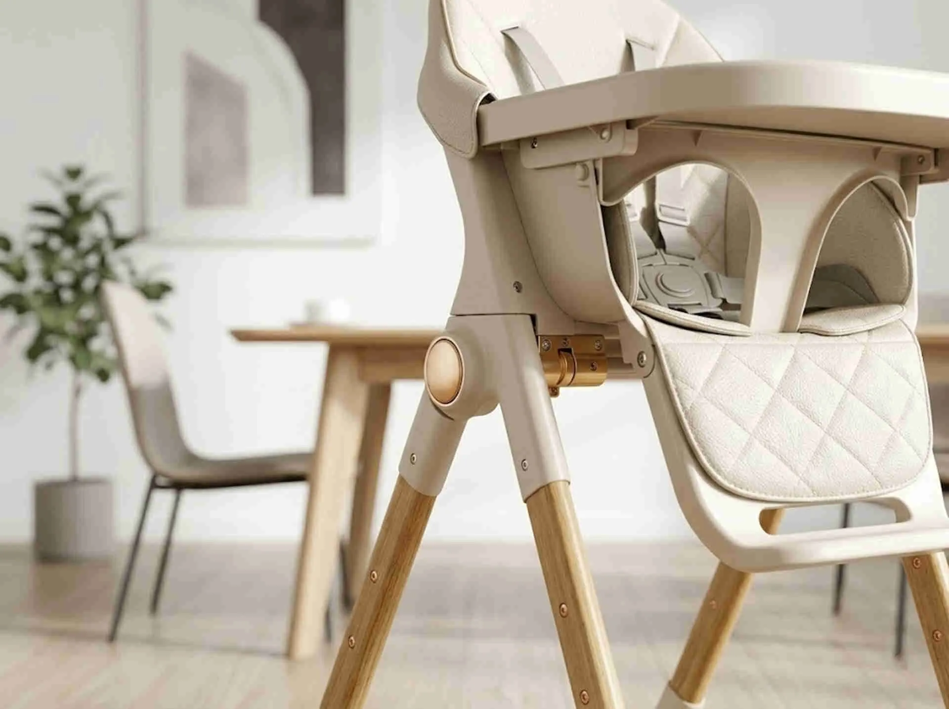 Highlighting core B2B values: A close-up shot showcasing the engineering quality and wipeable materials that ensure Baby Product Compliance.