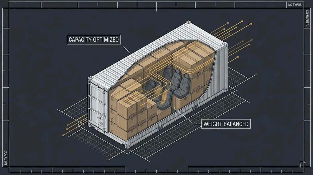 All-Size 360 R129 Car Seat Sourcing container load optimization schematic chart