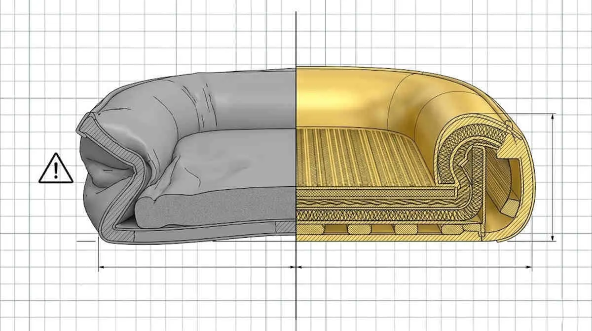 Infant Lounger Safety Sourcing structural blueprint comparison chart